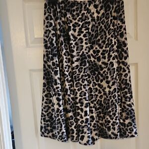 Leopard Print Women's Skirt